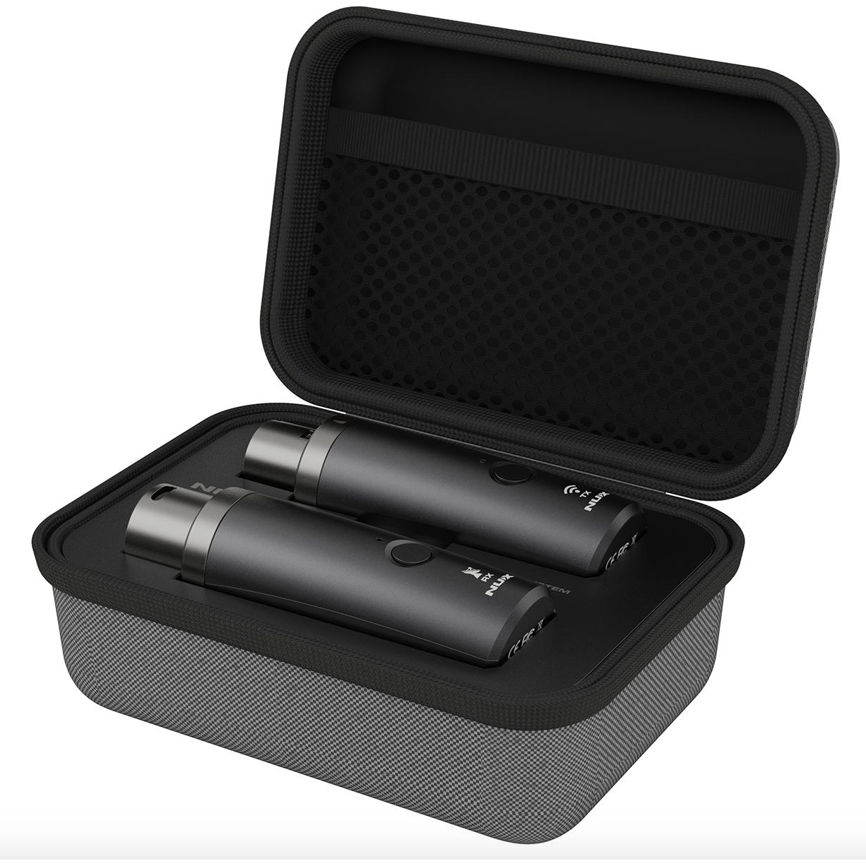 NUX B-3RC Rechargeable Wireless Microphone System with Battery Case