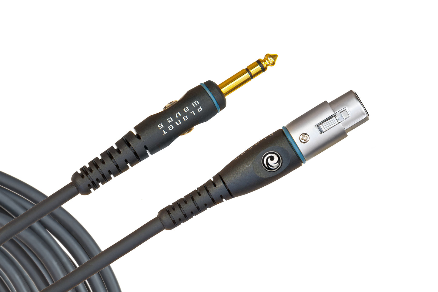D'Addario Custom Series Microphone Cable, XLR Female To 1/4 Inch, 25 Feet