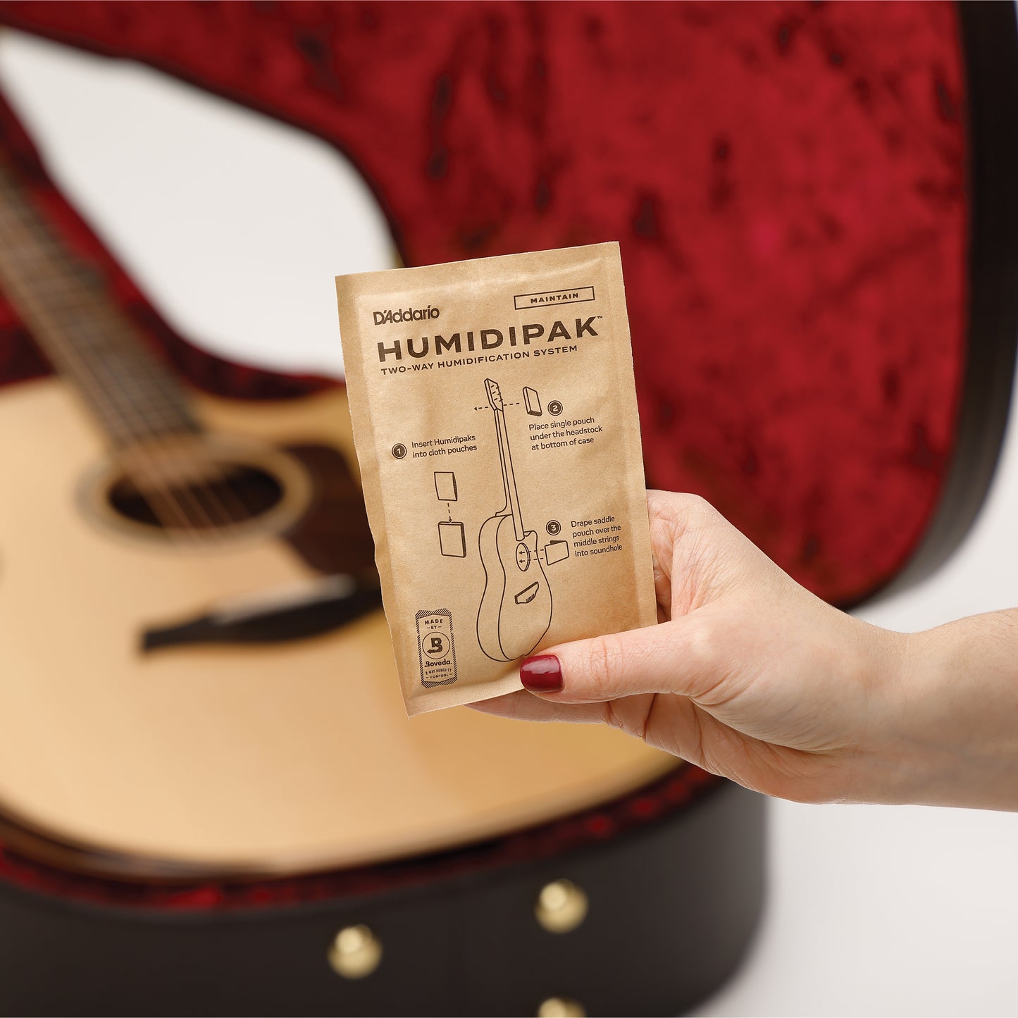 D'Addario Humidipak Automatic Humidity Control System (for guitar)