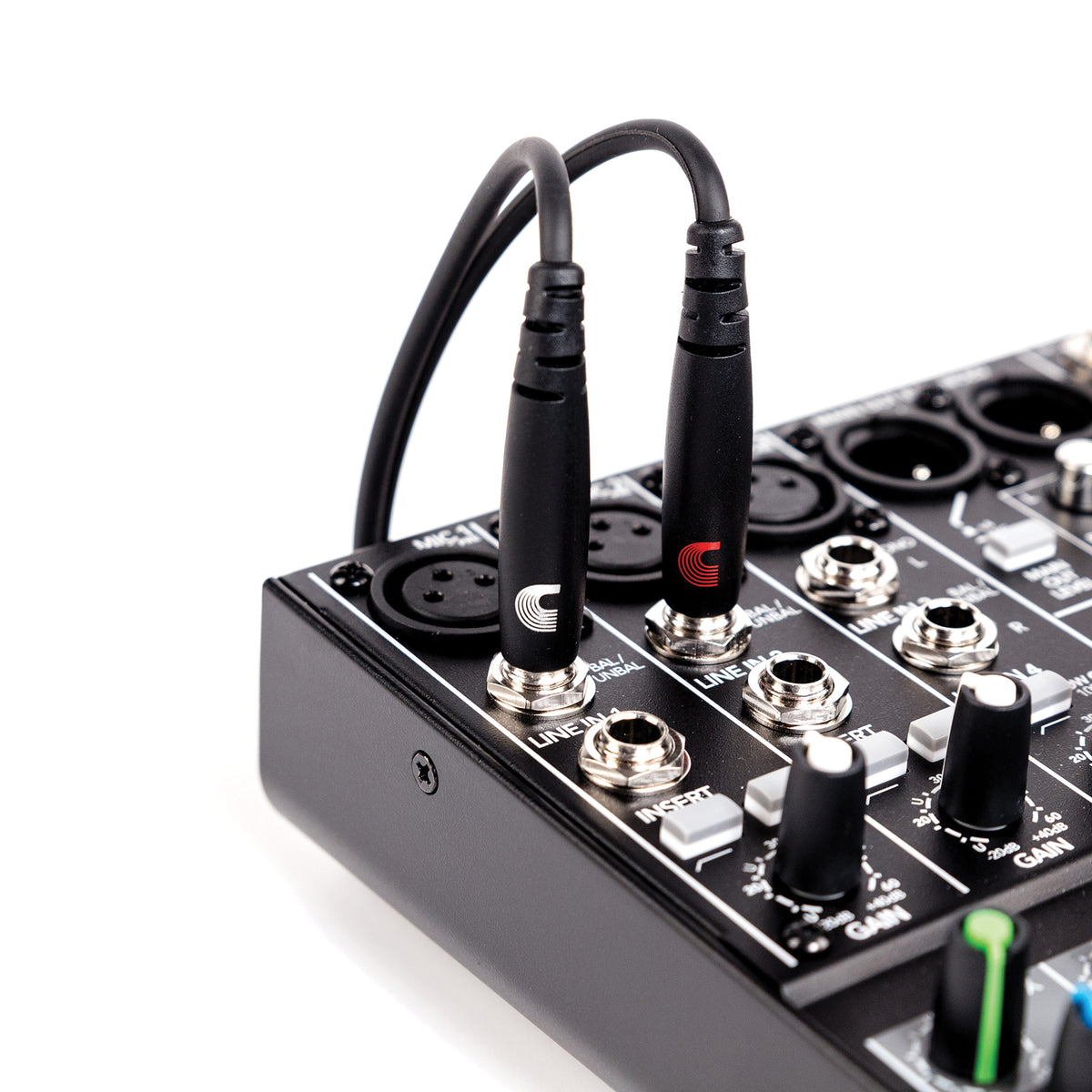 D'Addario Custom Series 1/8” to Dual 1/4” Audio Cables