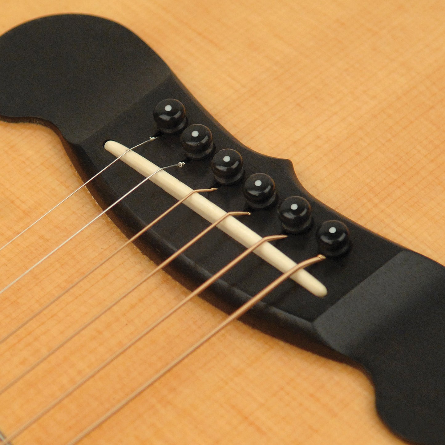 D'Addario Black Molded Bridge Pins with End Pin Set