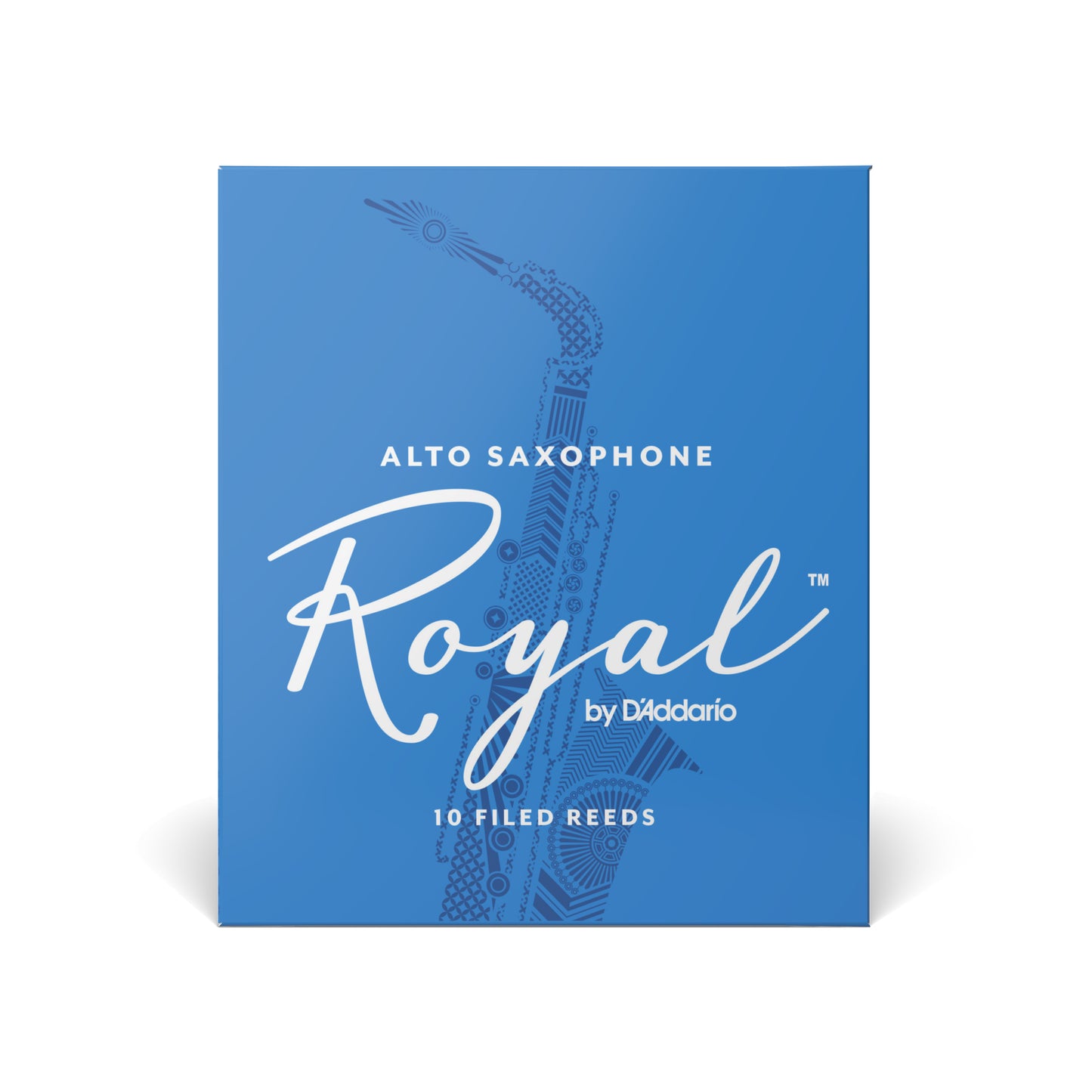 Royal by D'Addario Alto Sax Reeds, Strength 2.5, 10-pack
