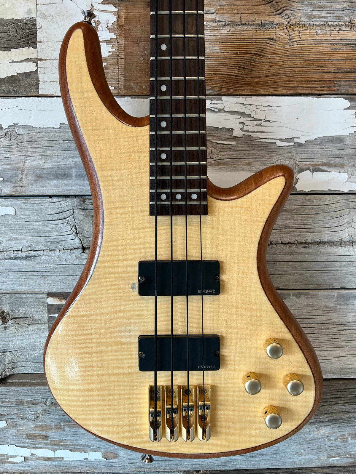 Used - Schecter Custom 4 Bass w/coffin case