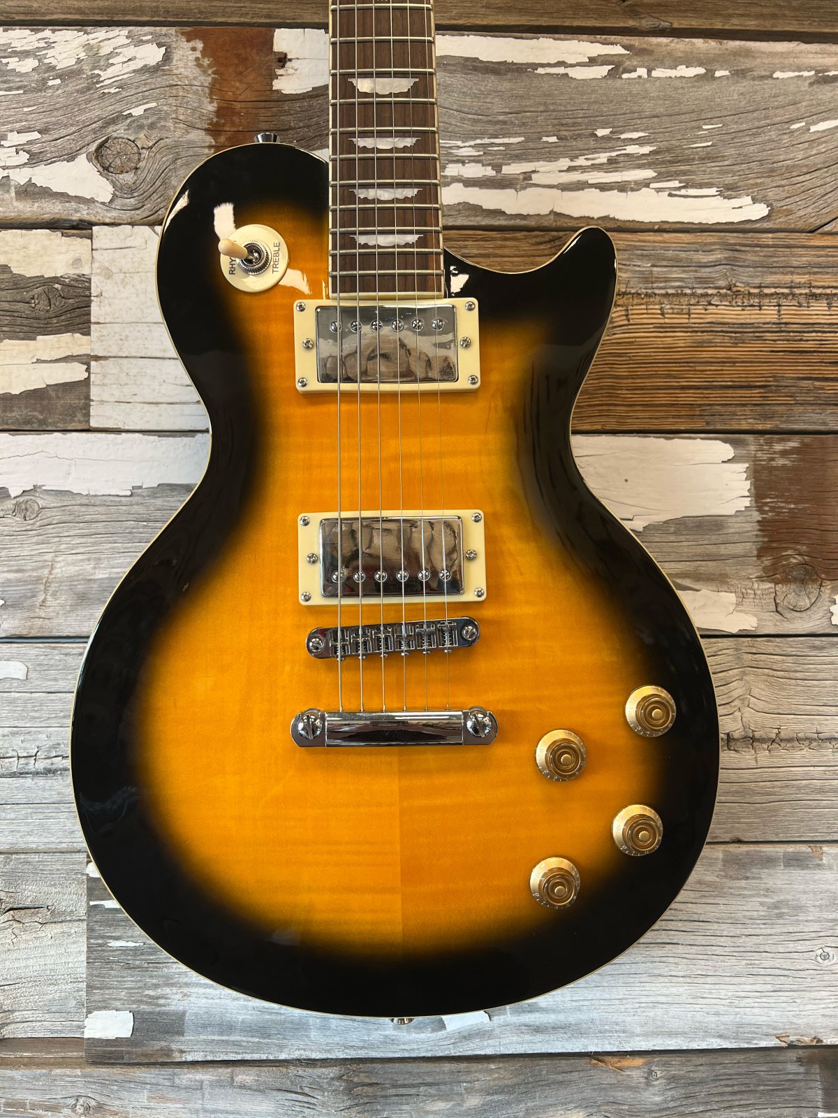 USED KU Limited Edition Tobacco Sunburst Electric Guitar w/gig bag