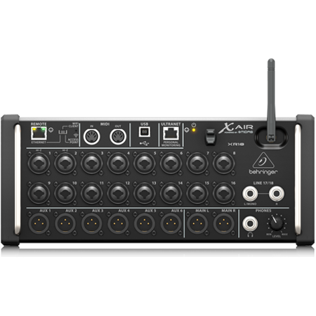 Jost- Behringer X AIR - XR18 with SKB rack case and external router