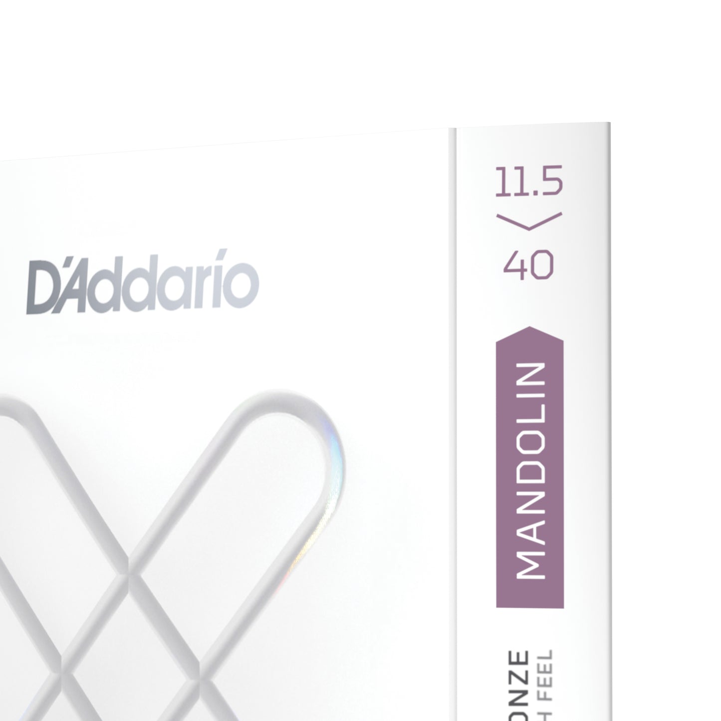 D'Addario XSM11540, XS Mandolin Phosphor Bronze, Custom Medium, 11.5-40