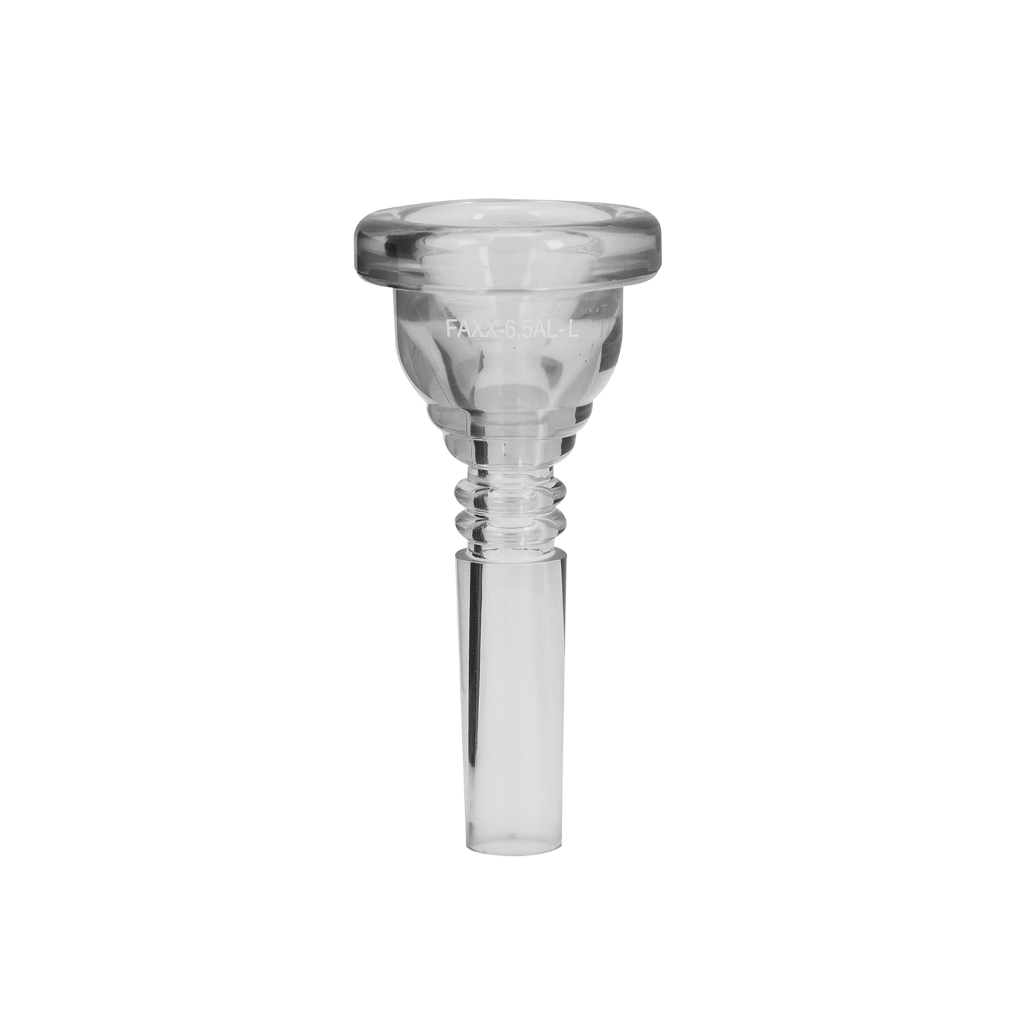 Faxx Trombone Mouthpiece Clear Plastic Smallall Shank 6.5AL