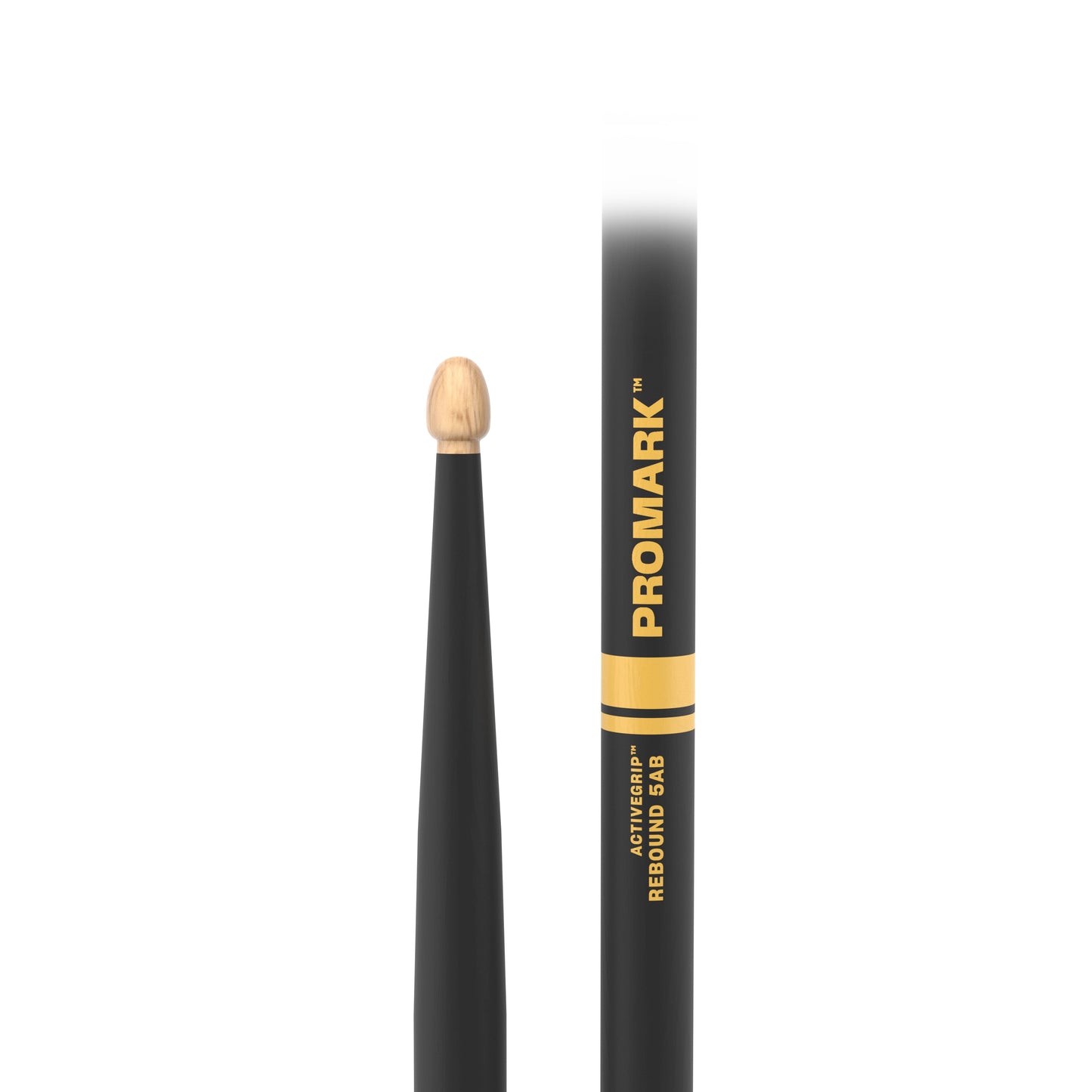 ProMark Rebound 5AB ActiveGrip Hickory Drumstick, Acorn Wood Tip