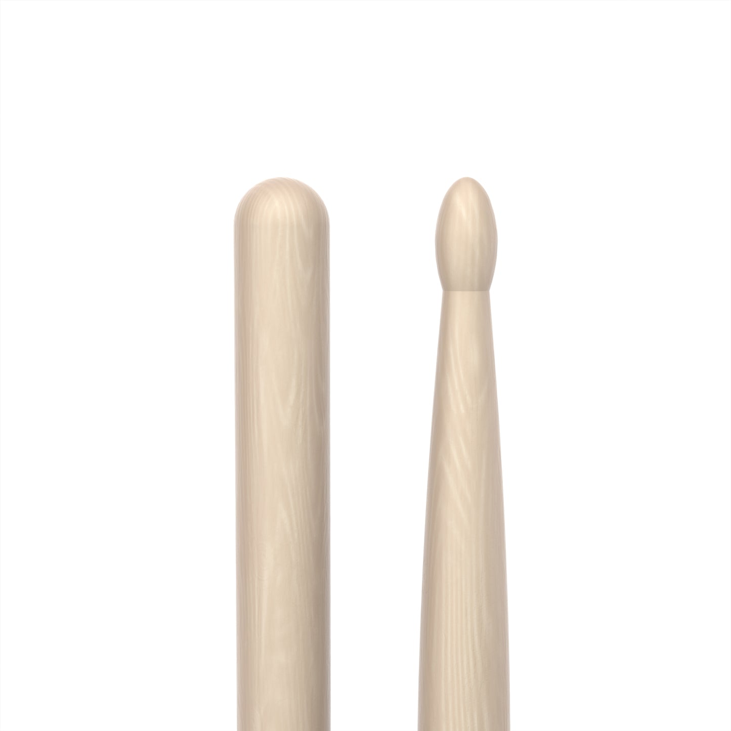 ProMark Classic Forward 7A Raw Hickory Drumstick, Oval Wood Tip