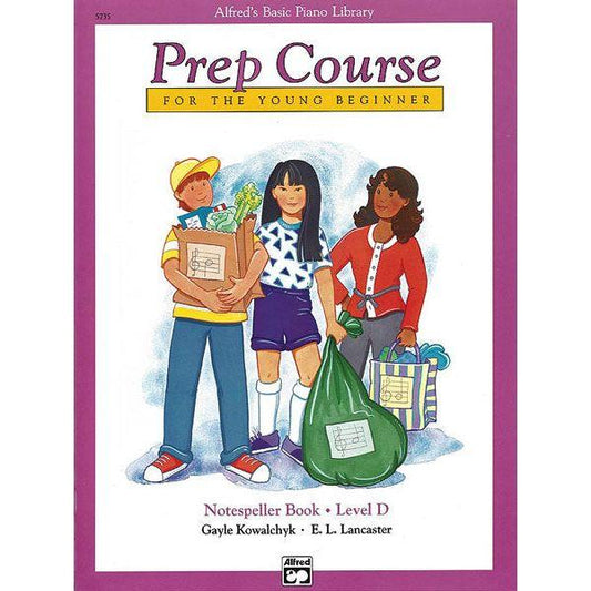 McK Alfred's Basic Piano Prep Course: Notespeller Book D