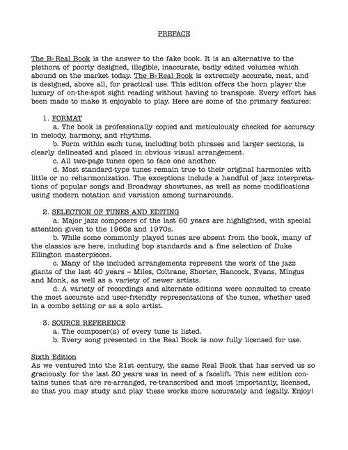 The Real Book - Volume I - Sixth Edition - Bb