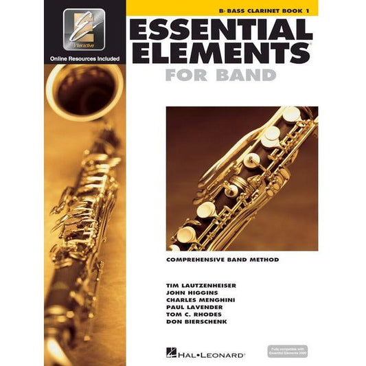 Essential Elements for Band - Bb Bass Clarinet Book 1 with EEi