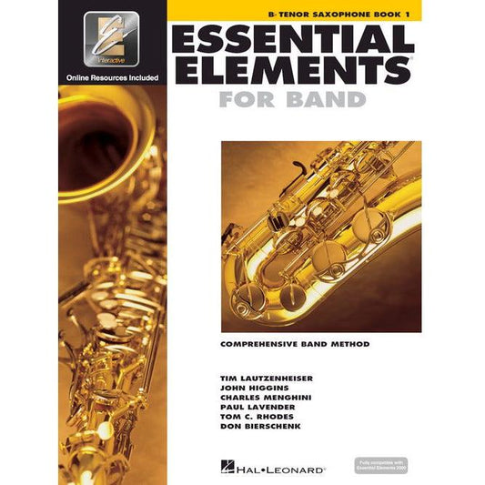 Essential Elements for Band - Bb Tenor Saxophone Book 1 with EEi