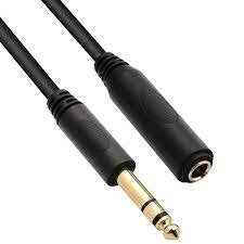 10' 1/4'' Fem. to 1/4'' Male Headphone Ext Cbl