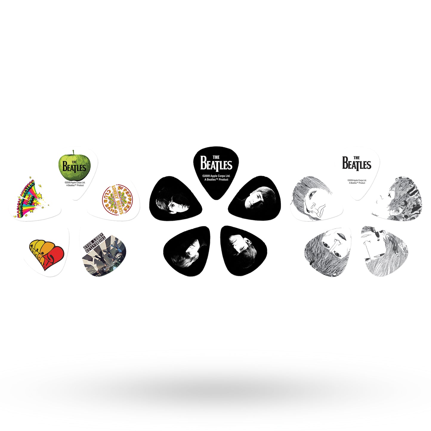 D'Addario Beatles Signature Guitar Pick Tins, Sgt