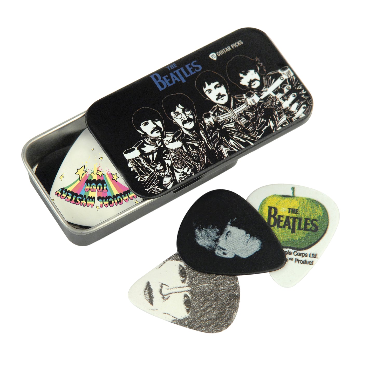 D'Addario Beatles Signature Guitar Pick Tins, Sgt