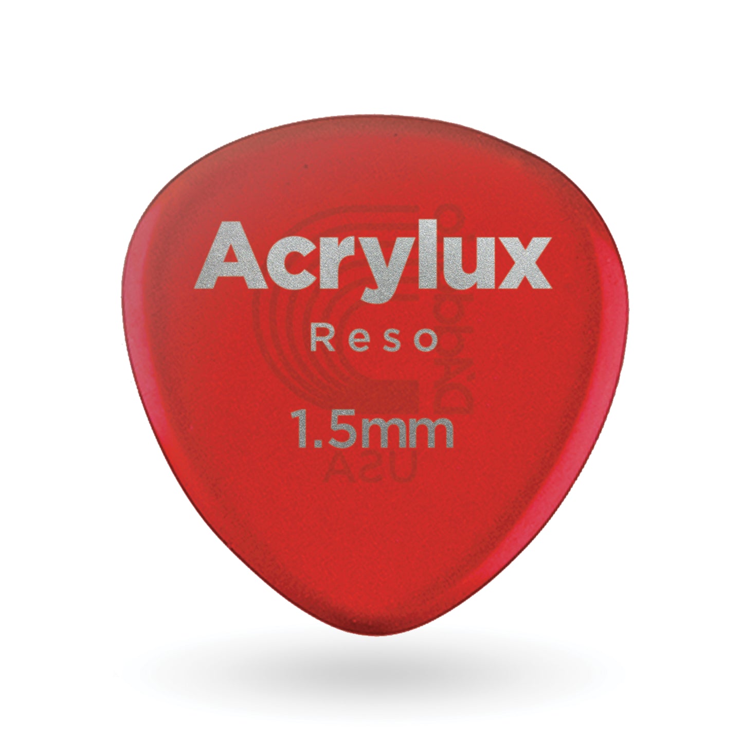 D'Addario Acrylux Reso Mandolin Pick, 1.5MM, - pack