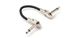 Hosa Guitar Patch Cable Low-Profile Right-Angle To Same, 6 In