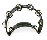 RhythmTech Half Moon Tambourine Black