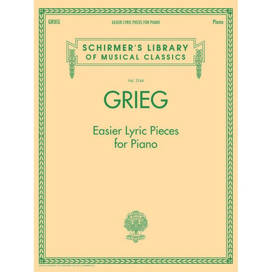 Schirmer's Grieg - Easier Lyric Pieces for Piano