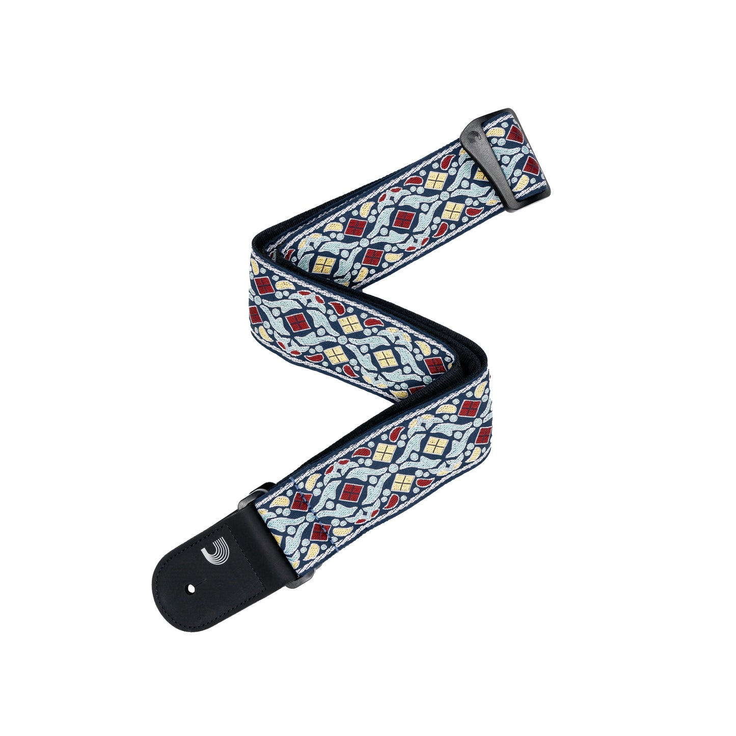 D'Addario Eco Jacquard Woven Guitar Strap, Navy