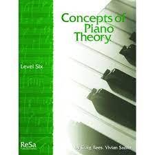 Concepts of Piano Theory Book 6