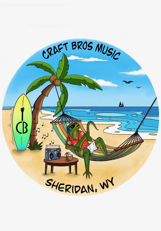Craft Bros Music Holographic Circle Stickers
