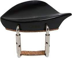 Dresden style ebony chinrest, violin 3/4-4/4