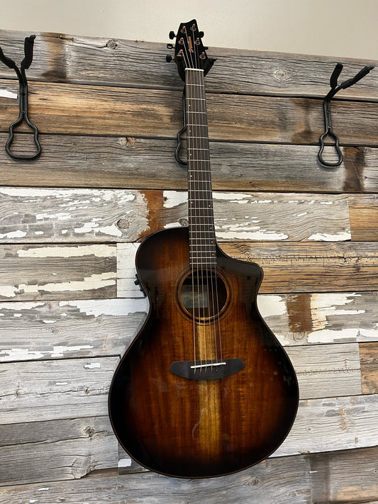Breedlove Pursuit Exotic S Concert Edgeburst CE, Koa