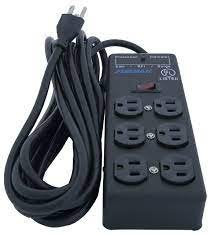 Furman 6 Outlet AC Surge Strip - Extreme Voltage Shutdown, Metal Chassis, 15Ft Cord
