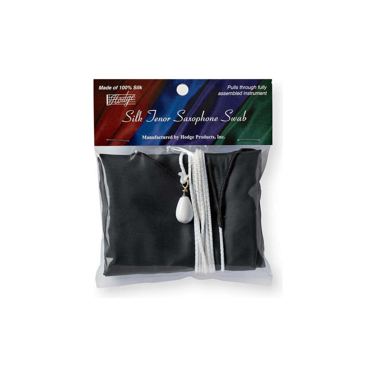 Hodge Tenor Sax Silk Swab Black