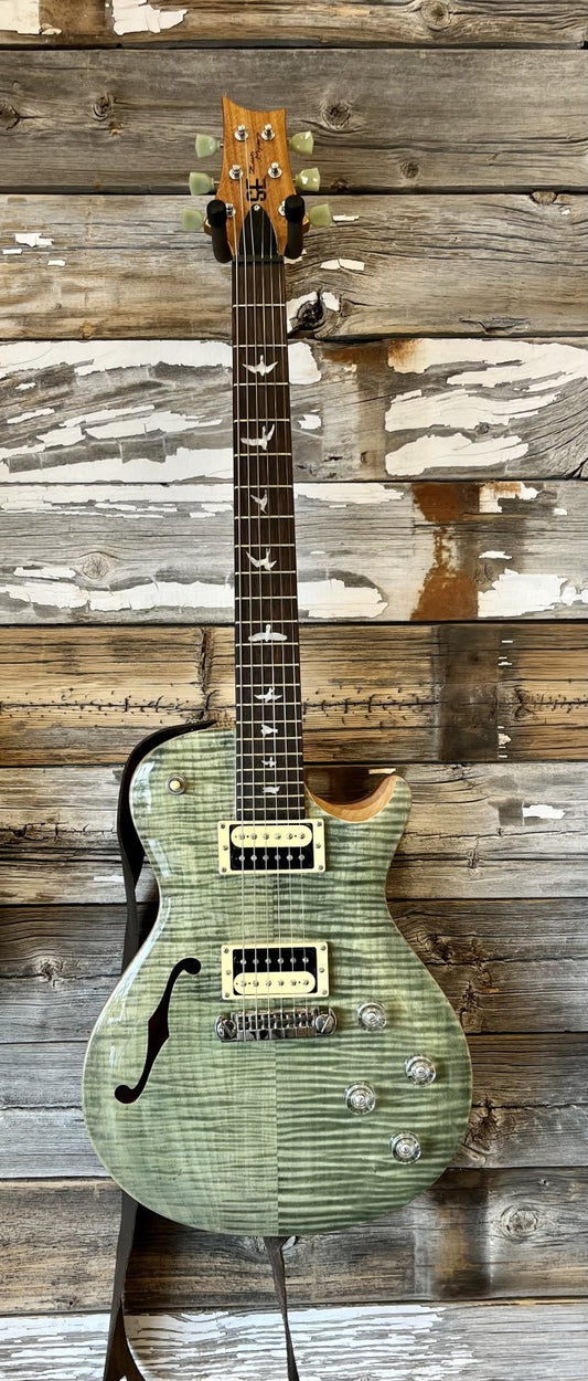 Used PRS SE Zach Myers Electric Guitar - Trampas Green - w/strap and gig bag