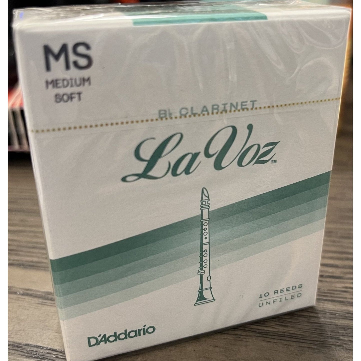 La Voz Bb Clarinet Reeds, MS, 10 Pk