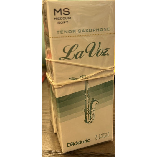 La Voz Tenor Sax Reeds, MS, Single
