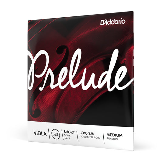D'Addario Prelude Viola String Set, Short Scale, Medium Tension