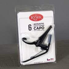 Kyser 6 String Quick Change Black Capo