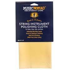 Music Nomad String Instrument Microfiber Polishing Cloth For Violin Viola, Cello, And Bass