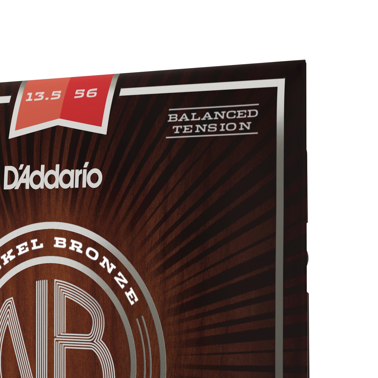 D'Addario NB13556BT Nickel Bronze Acoustic Guitar Strings, Balanced Tension Medi...