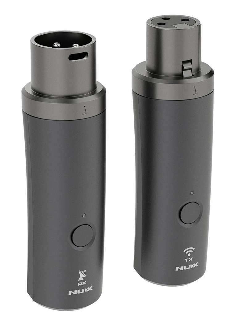 NUX B-3RC Rechargeable Wireless Microphone System with Battery Case