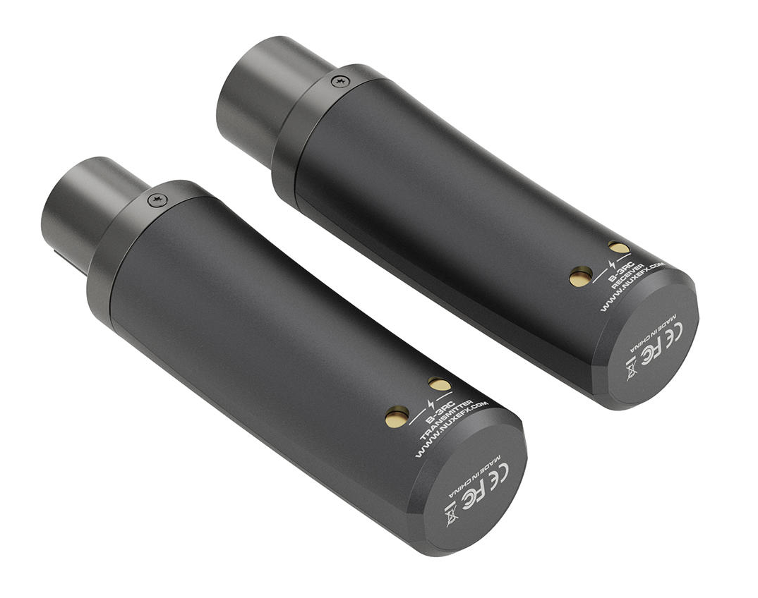 NUX B-3RC Rechargeable Wireless Microphone System with Battery Case