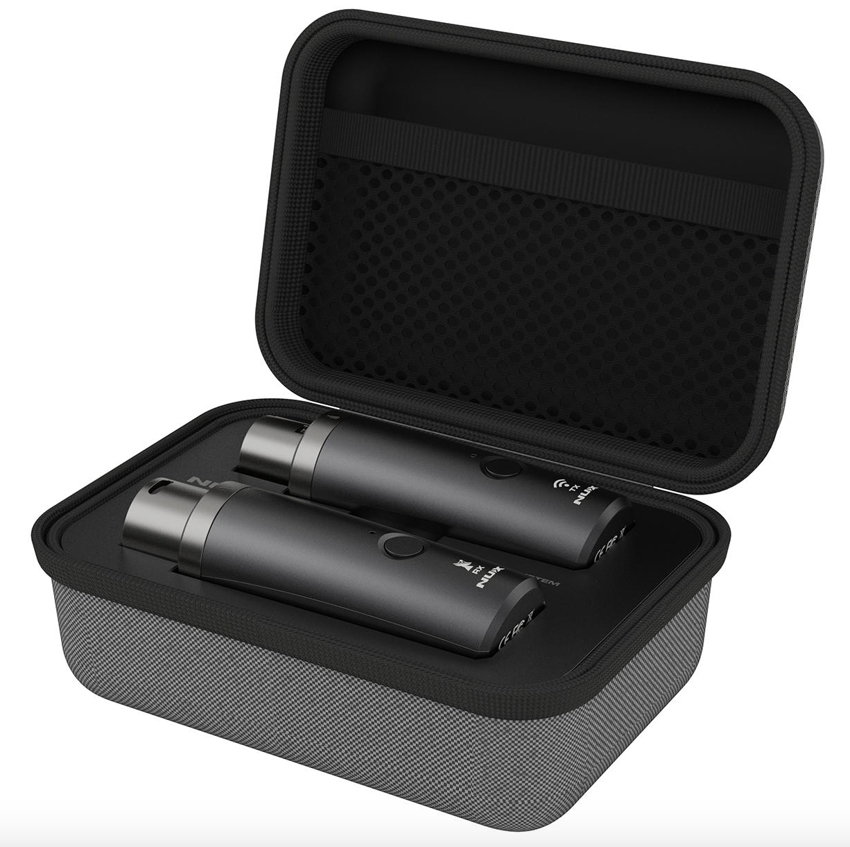 NUX B-3RC Rechargeable Wireless Microphone System with Battery Case