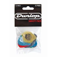 Dunlop Picks Variety Pack Light/Medium Players 12 Pack