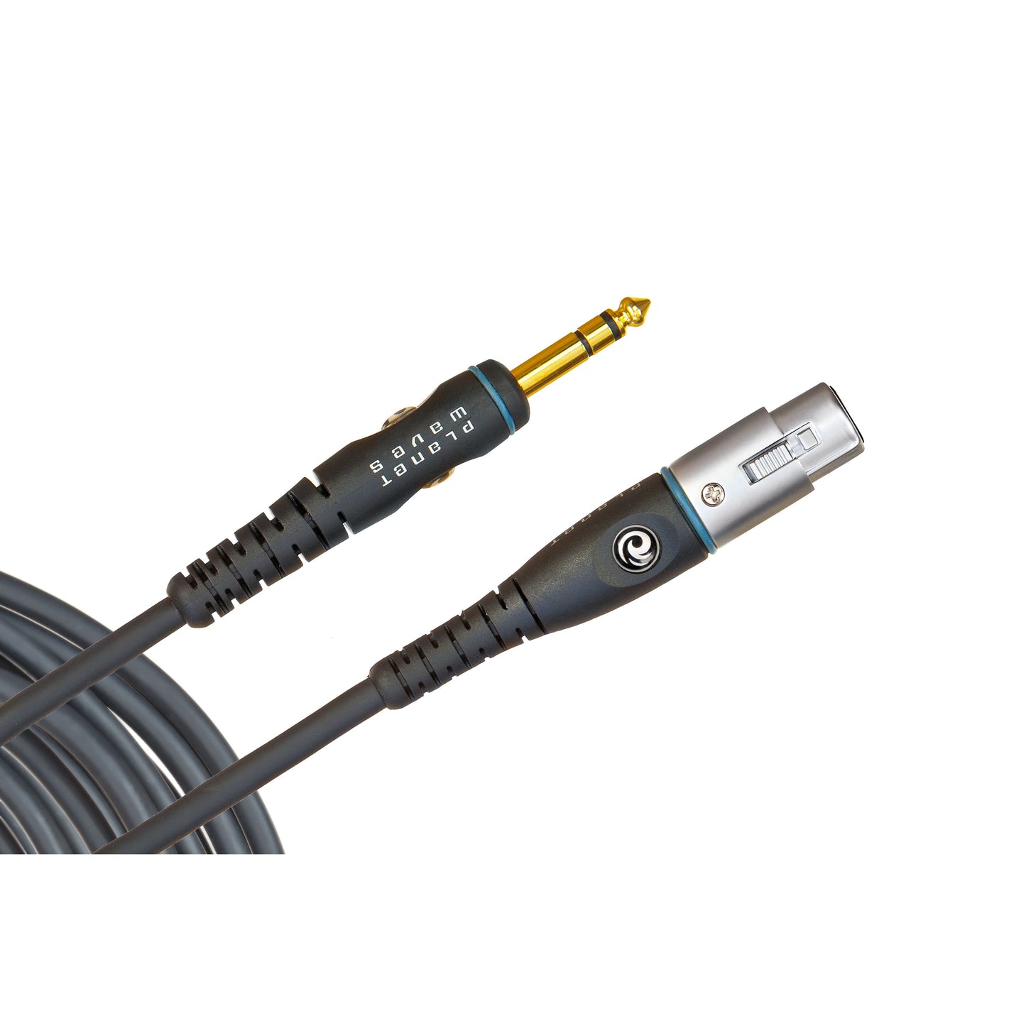 D'Addario Custom Series Microphone Cable, XLR Female To 1/4 Inch, 25 Feet