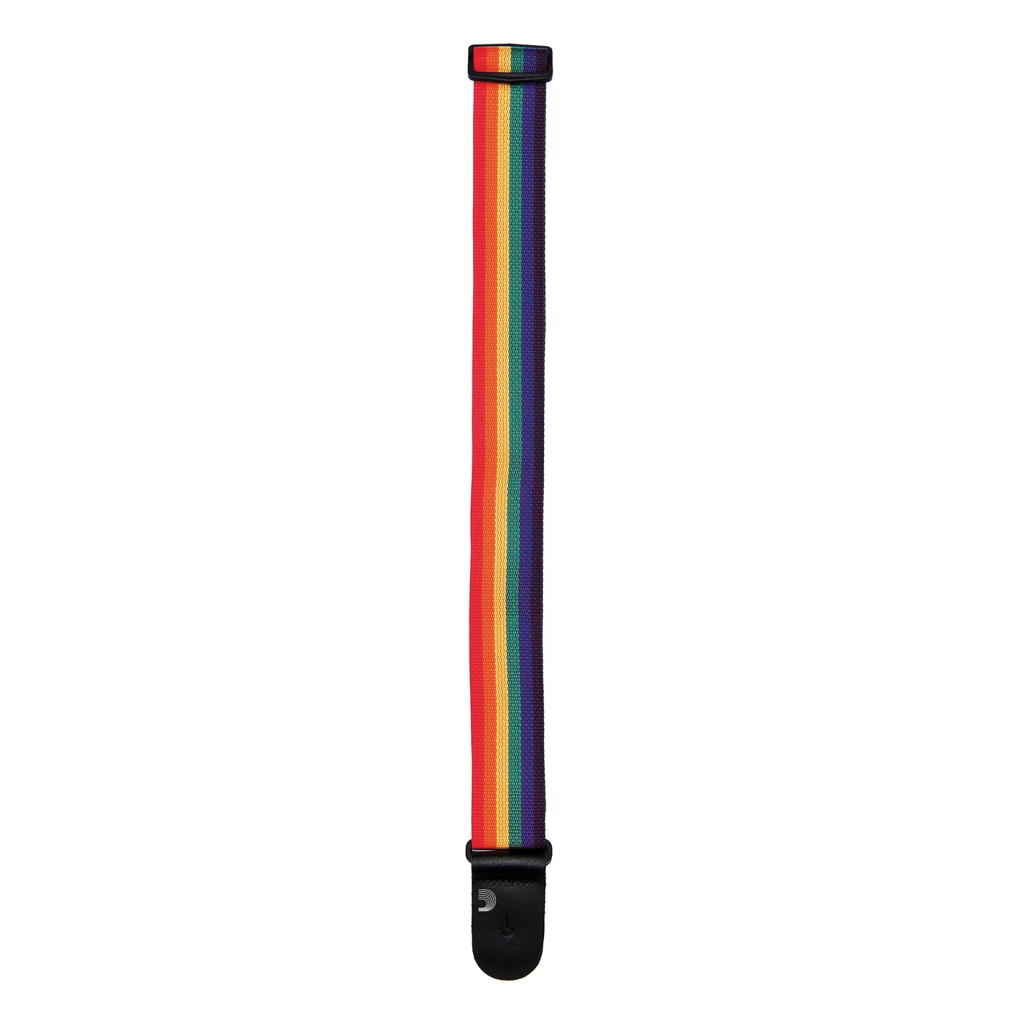D'Addario Polypropylene Guitar Strap, Rainbow