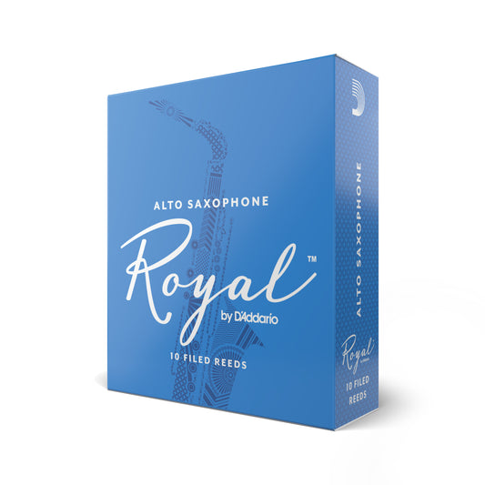Royal by D'Addario Alto Sax Reeds, Strength 2, 10-pack
