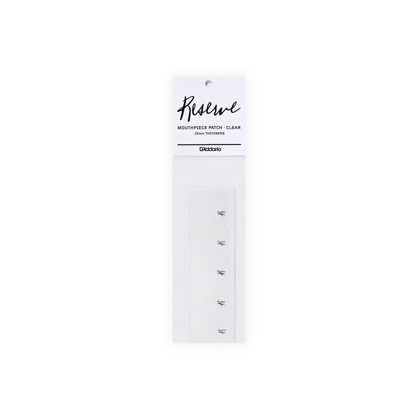 Rico Reserve Mouthpiece Patch - Clear - .35mm
