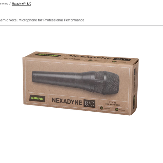 Shure Nexadyne Cardioid Dynamic Mic