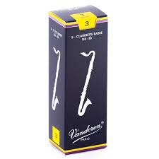 Vandoren Bb Bass Clarinet Reeds #3, box of 5
