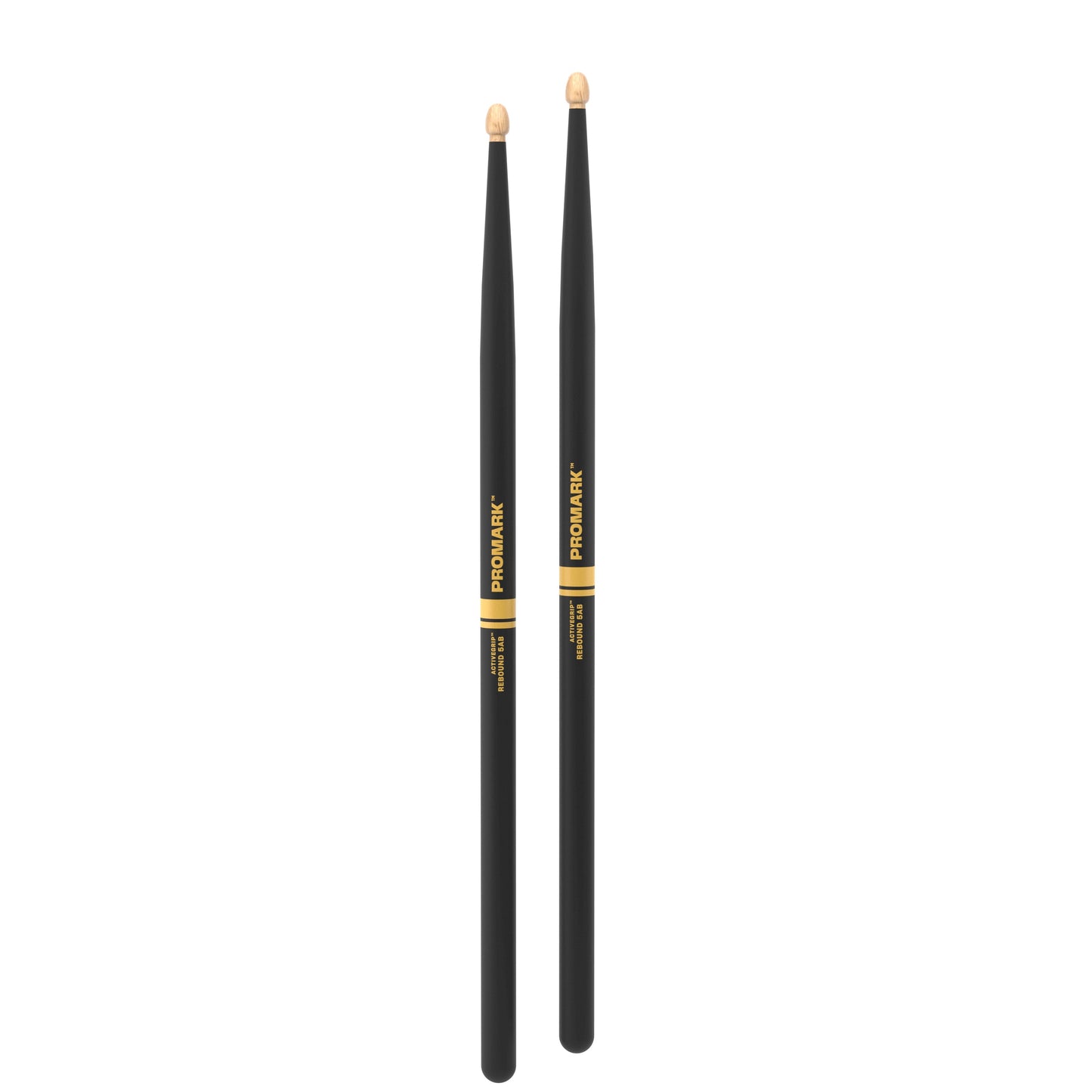 ProMark Rebound 5AB ActiveGrip Hickory Drumstick, Acorn Wood Tip