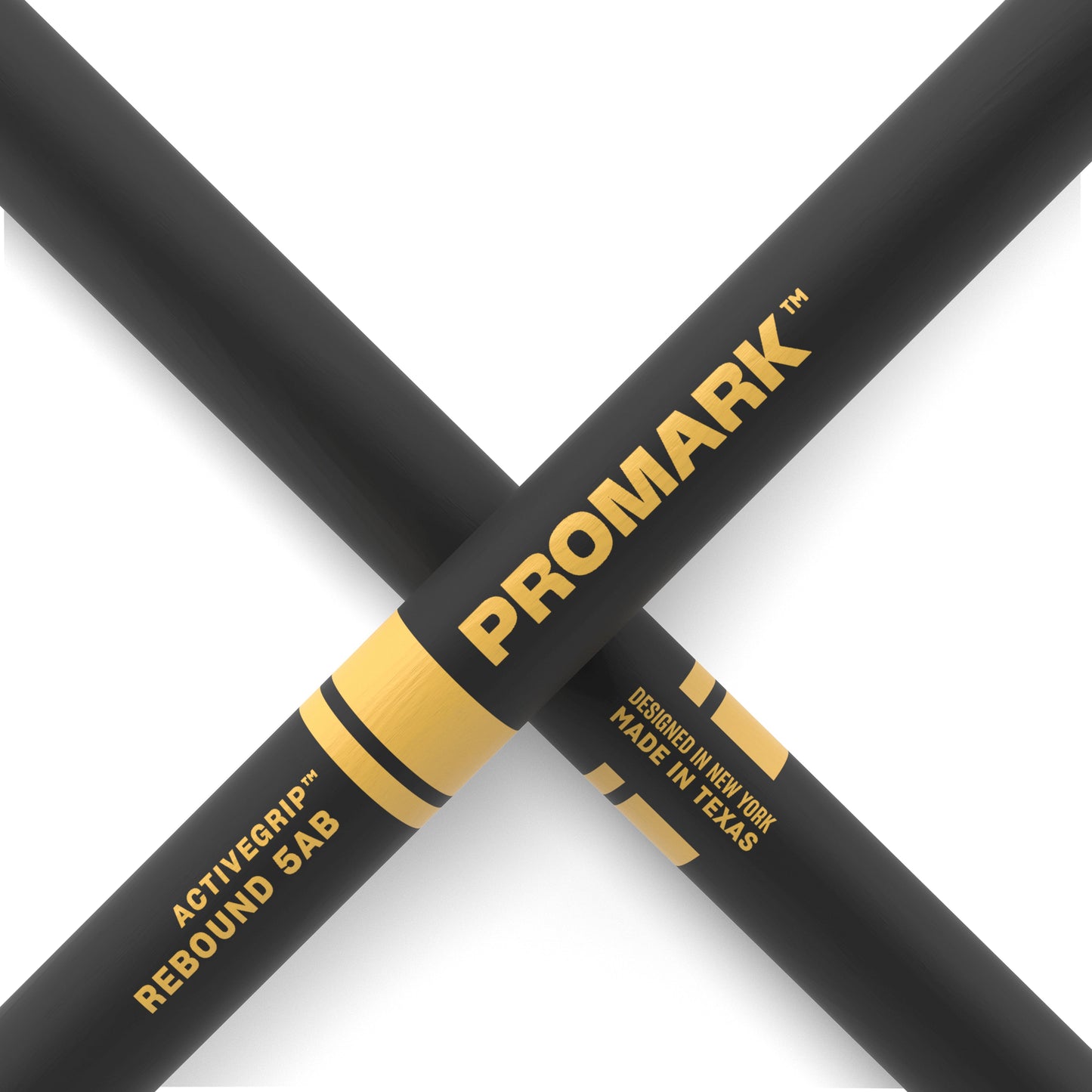 ProMark Rebound 5AB ActiveGrip Hickory Drumstick, Acorn Wood Tip